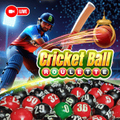 Cricket Ball Roulette live card